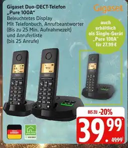 Marktkauf Gigaset duo-dect-telefon pure 100a Angebot