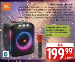 Marktkauf Jbl bt-partybox „encore“ Angebot