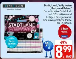 Marktkauf Denkriesen stadt, land, vollpfosten party und feiern Angebot