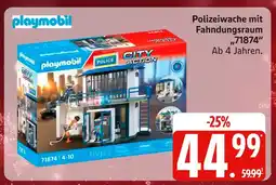 Marktkauf Playmobil polizeiwache mit fahndungsraum „71874“ Angebot