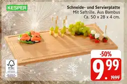 Marktkauf Kesper schneide- und servierplatte Angebot