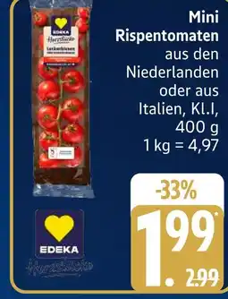 Edeka Edeka mini rispentomaten Angebot