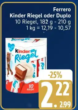 Edeka Ferrero kinder riegel Angebot