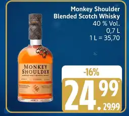 Marktkauf Monkey shoulder blended scotch whisky Angebot