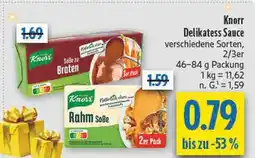 diska Knorr delikatess sauce braten Angebot