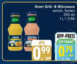 Edeka Knorr grill- & würzsauce curry Angebot