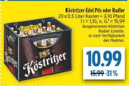 diska Köstritzer edel pils Angebot