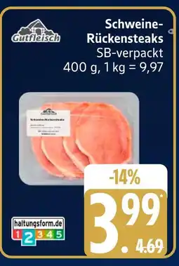 Edeka Gutfleisch schweine-rückensteaks Angebot