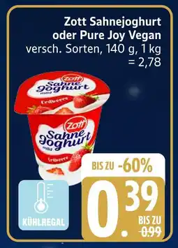 Edeka Zott sahnejoghurt Angebot