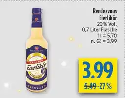 diska Rendezvous premium eierlikör Angebot