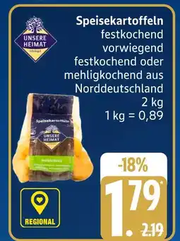 Edeka Unsere heimat speisekartoffeln Angebot