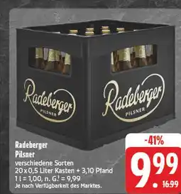 E-Center Radeberger pilsner Angebot
