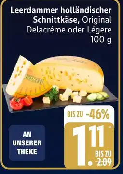 Edeka Leerdammer holländischer schnittkäse original delacréme Angebot