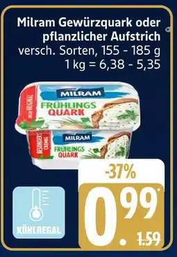 Edeka Milram gewürzquark Angebot