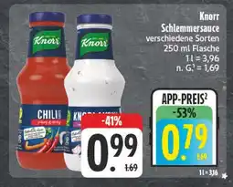 E-Center Knorr schlemmersauce chili Angebot