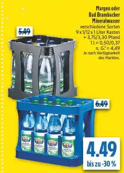 diska Margon mineralwasser Angebot
