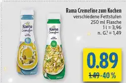 diska Rama cremfine zum kochen Angebot