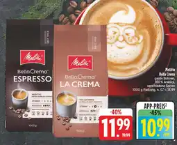 E-Center Melitta bellacrema espresso Angebot