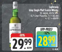 E-Center Laphroaig islay single malt scotch whisky Angebot