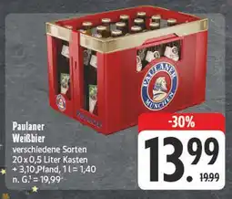 E-Center Paulaner weißbier Angebot