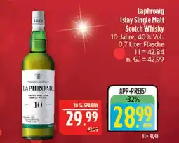 Marktkauf Laphroaig islay single malt scotch whisky Angebot