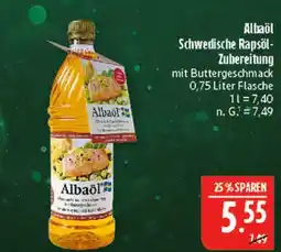 Marktkauf Albaöl schwedische rapsöl-zubereitung mit buttergeschmack Angebot