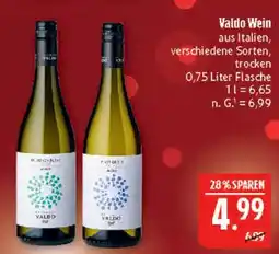 Marktkauf Valdo wein Angebot
