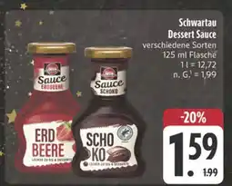 Edeka Schwartau sauce erdbeere Angebot