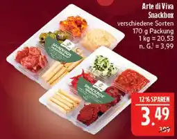 Marktkauf Arte di viva snackbox Angebot