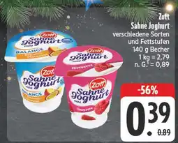 E-Center Zott sahne joghurt balance Angebot