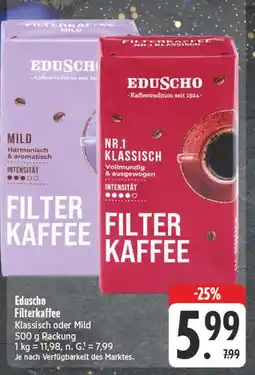 E-Center Eduscho filterkaffee klassisch Angebot