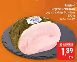 Marktkauf Allgäuer bergkräuterschinken Angebot