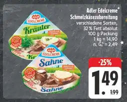 Edeka Adler edelcreme kräuter Angebot