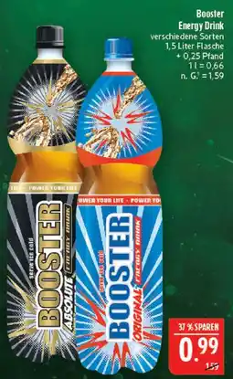 Marktkauf Booster energy drink absolute zero Angebot