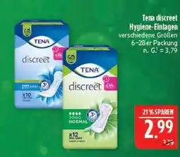 Marktkauf Tena discreet hygiene-einlagen Angebot