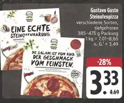 Edeka Gustavo gusto steinofenpizza Angebot