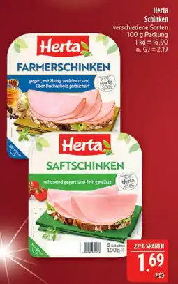 Marktkauf Herta farmerschinken Angebot
