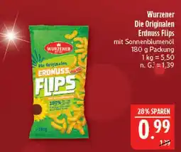 Marktkauf Wurzener die originalen erdnuss flips Angebot