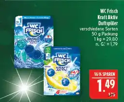 Marktkauf Wc frisch kraft aktiv duftspüler blau Angebot