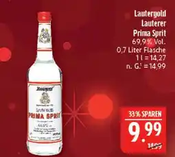 Marktkauf Lautergold lauterer prima sprit Angebot