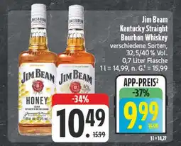 Edeka Jim beam kentucky straight bourbon whiskey Angebot