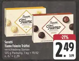 Edeka Sarotti tiamo feinstes trüffel champagner Angebot