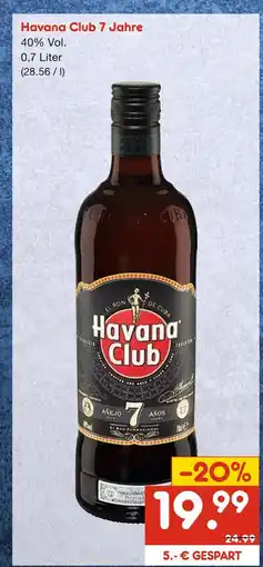 Netto Marken-Discount Havana club rum 7 jahre Angebot