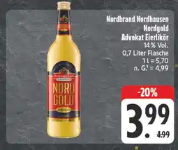 Edeka Nordbrand nordhausen nordgold advokat eierlikör Angebot