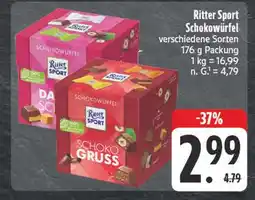Edeka Ritter sport schokowürfel Angebot