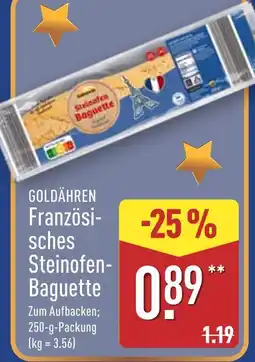 Aldi Nord Goldähren französisches steinofen-baguette Angebot