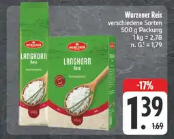 Edeka Wurzener langkorn reis Angebot
