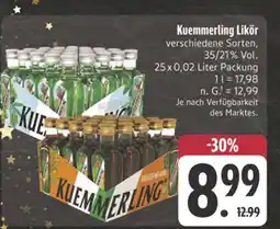 Edeka Kuemmerling likör Angebot