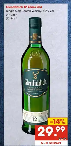 Netto Marken-Discount Glenfiddich 12 years old Angebot