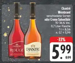 Edeka Chantré weinbrand rouge Angebot